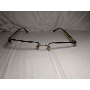 Burberry Eyeglasses B 1006 1012 Frames Only Half Rim Brown Women 52-18-140